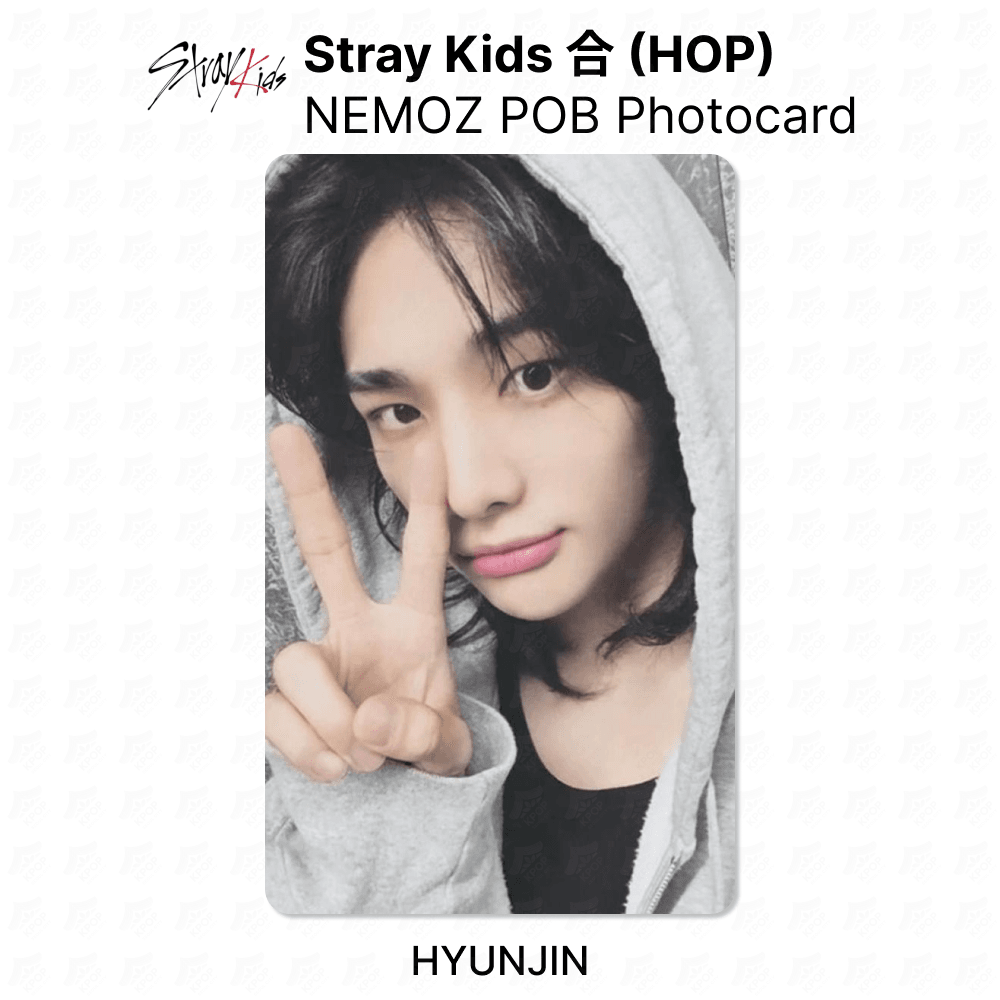 Stray Kids HYUNJIN Official Photocard - 合 HOP NEMOZ KPOP Collectible | KPOP SeoulCity