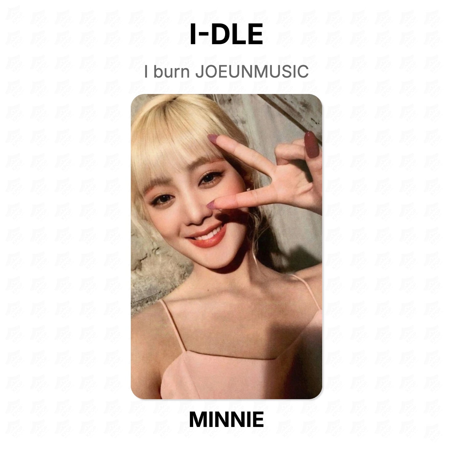 I-DLE I burn JOEUNMUSIC Official Photocard