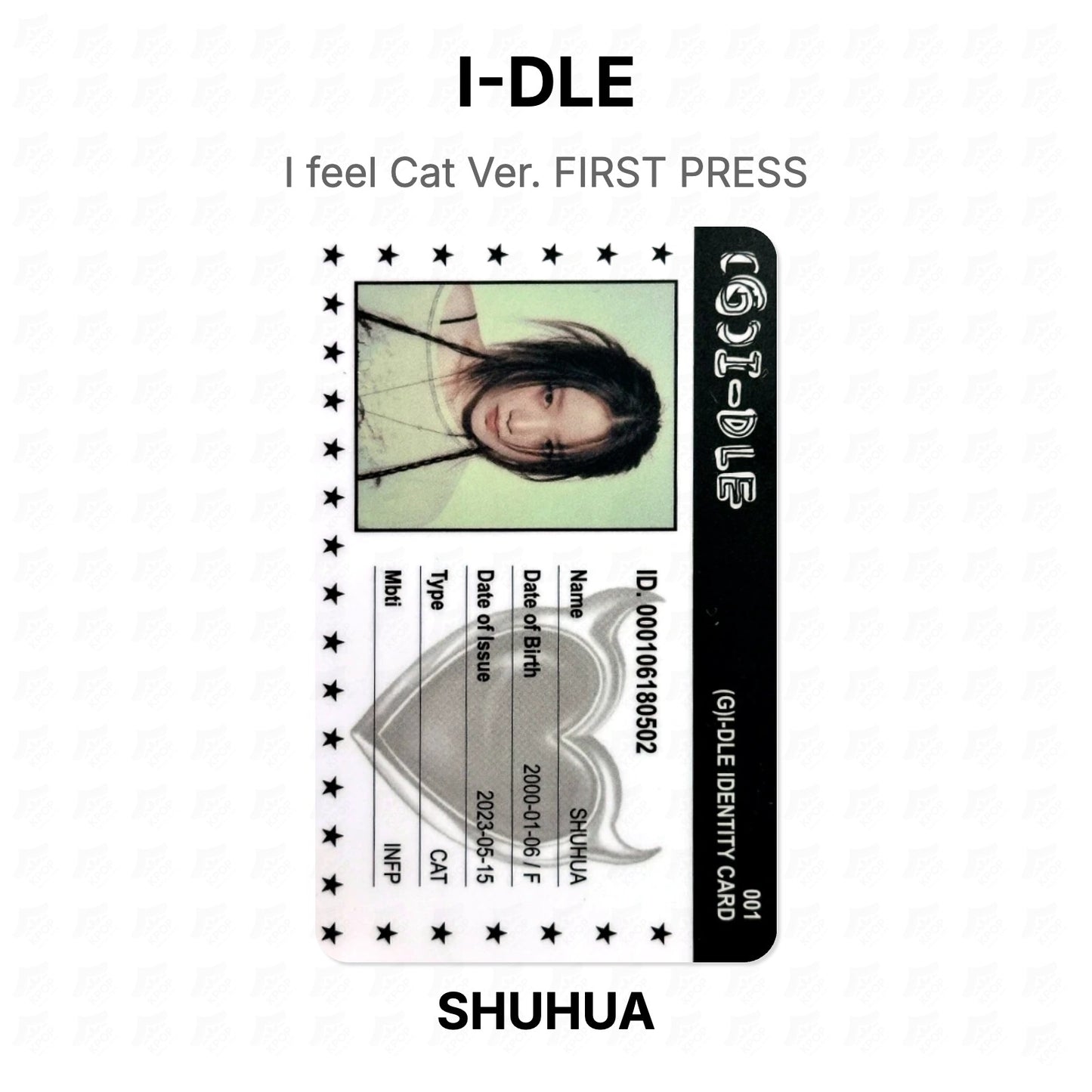 I-DLE I feel Cat Ver. FIRST PRESS Official Photocard