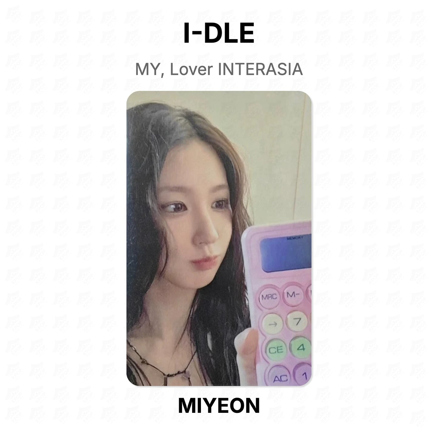 I-DLE MY, Lover INTERASIA Official Photocard