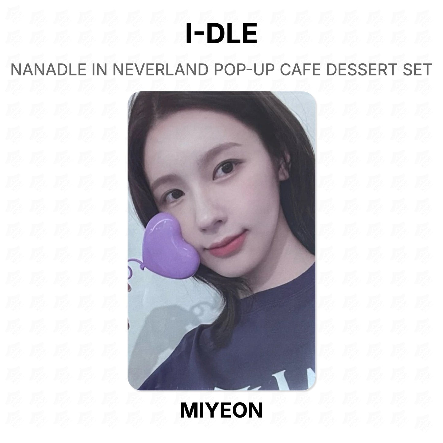 I-DLE NANADLE IN NEVERLAND POP-UP CAFE DESSERT SET Official Photocard