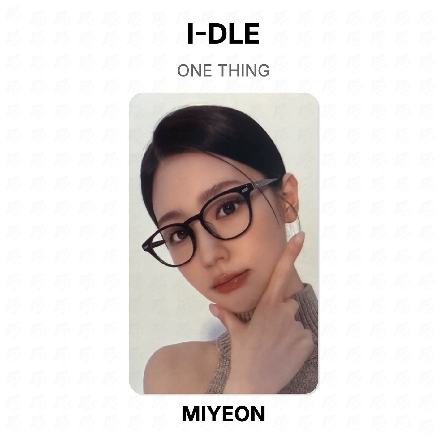 I-DLE ONE THING Official Photocard