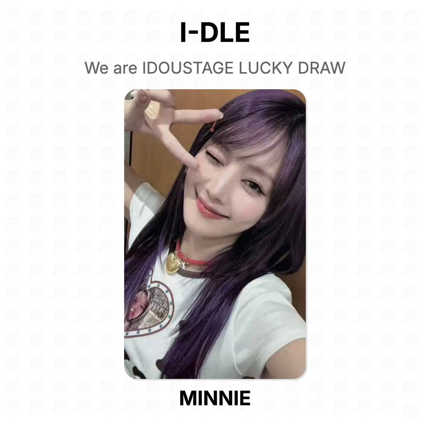 I-DLE We are IDOUSTAGE LUCKY DRAW Official Photocard
