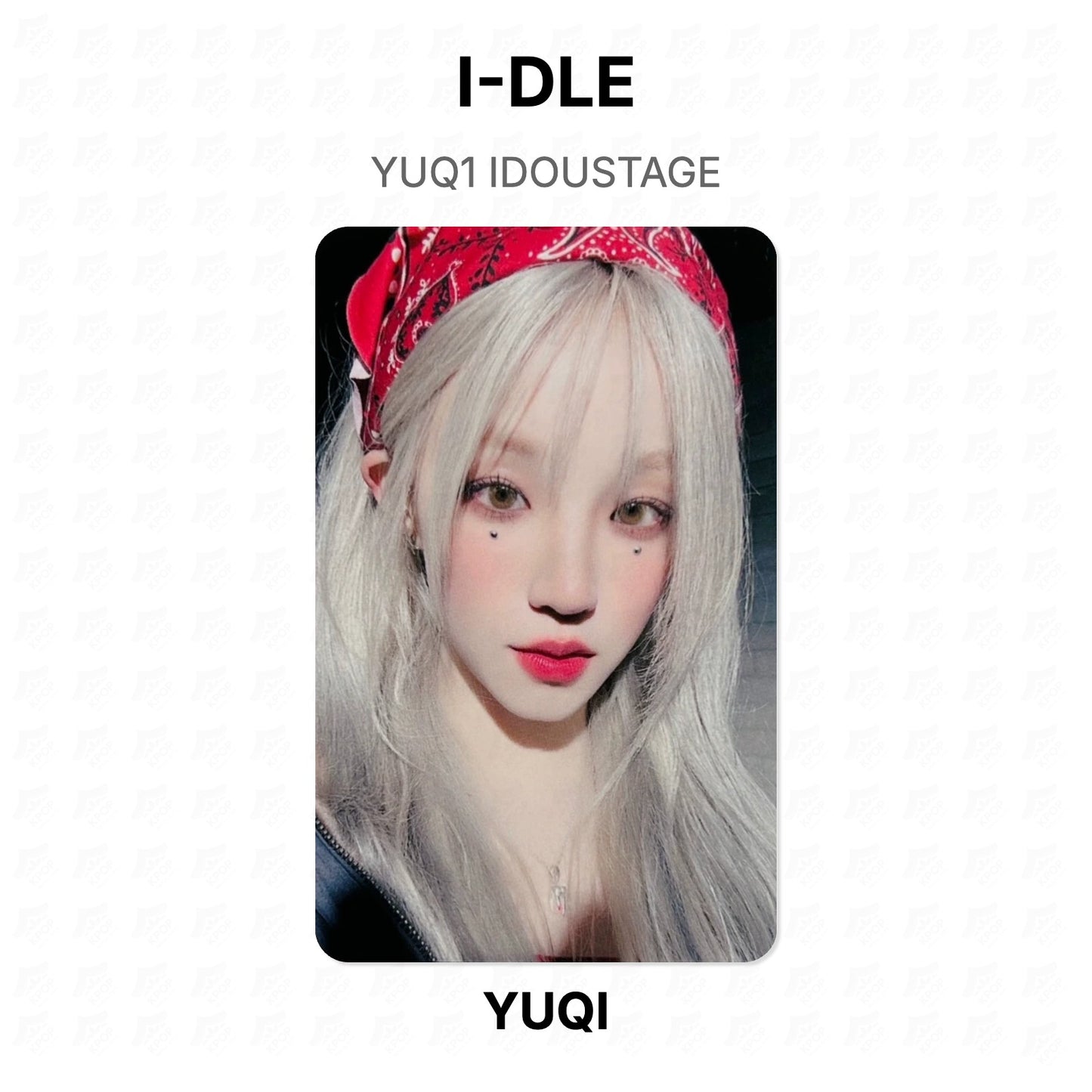 I-DLE YUQ1 IDOUSTAGE Official Photocard
