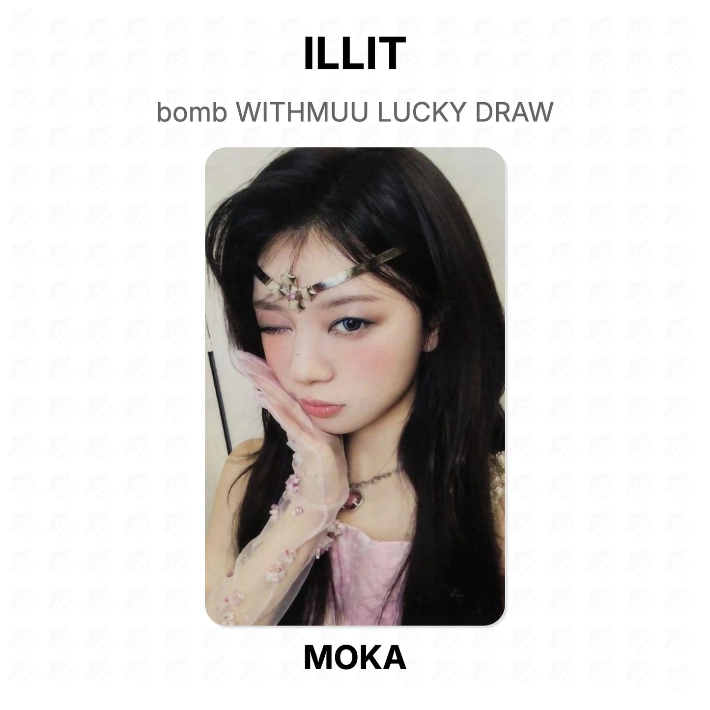ILLIT bomb WITHMUU LUCKY DRAW Official Photocard