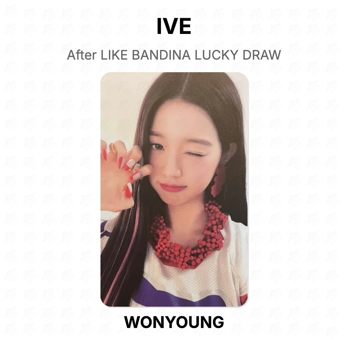 IVE After LIKE BANDINA LUCKY DRAW Official Photocard