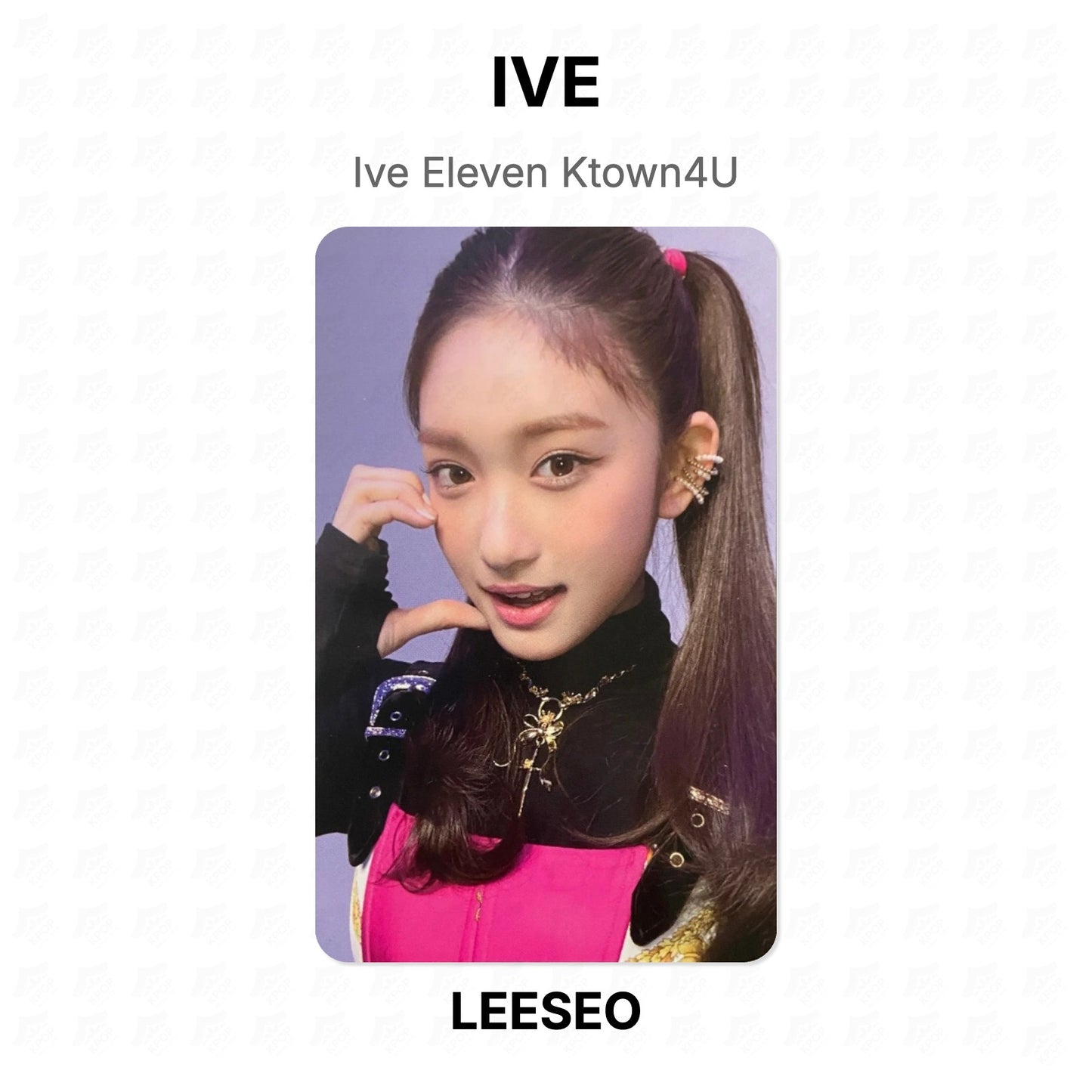 IVE Eleven Ktown4U Official Photocard
