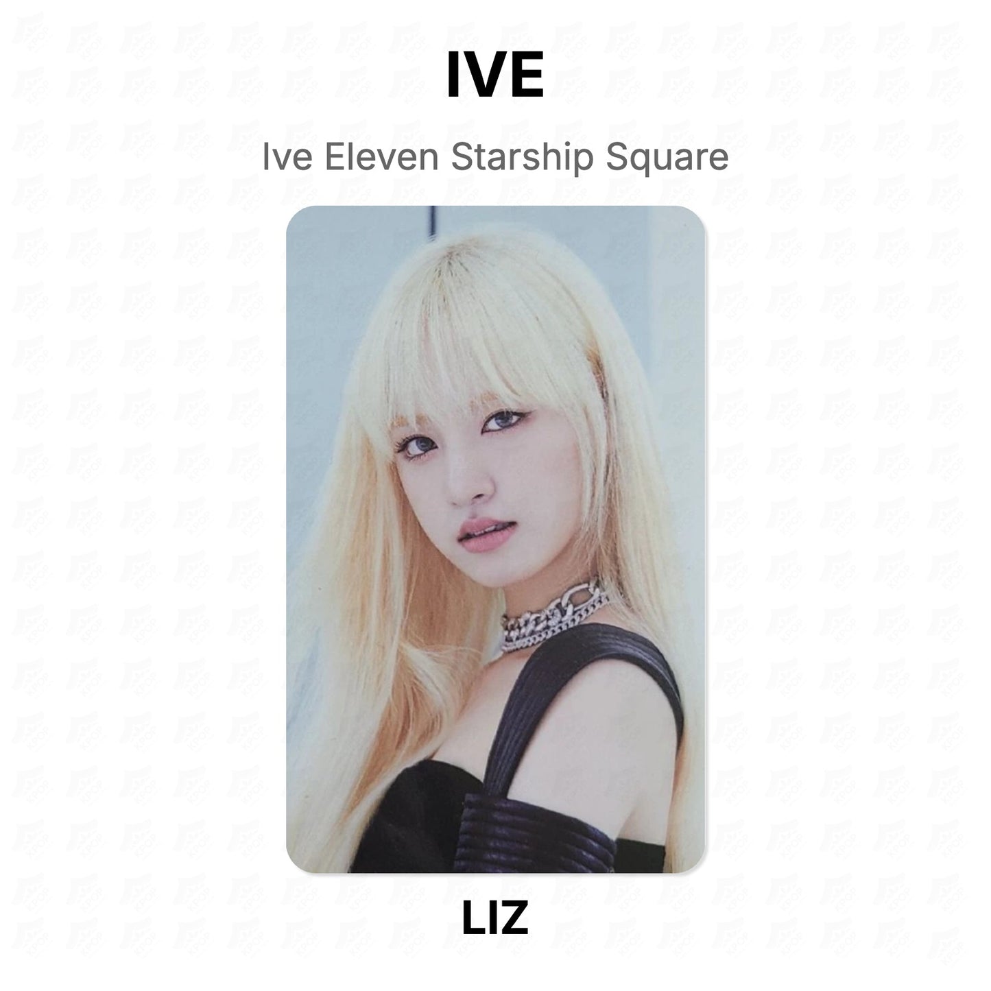 IVE Eleven Starship Square Official Photocard