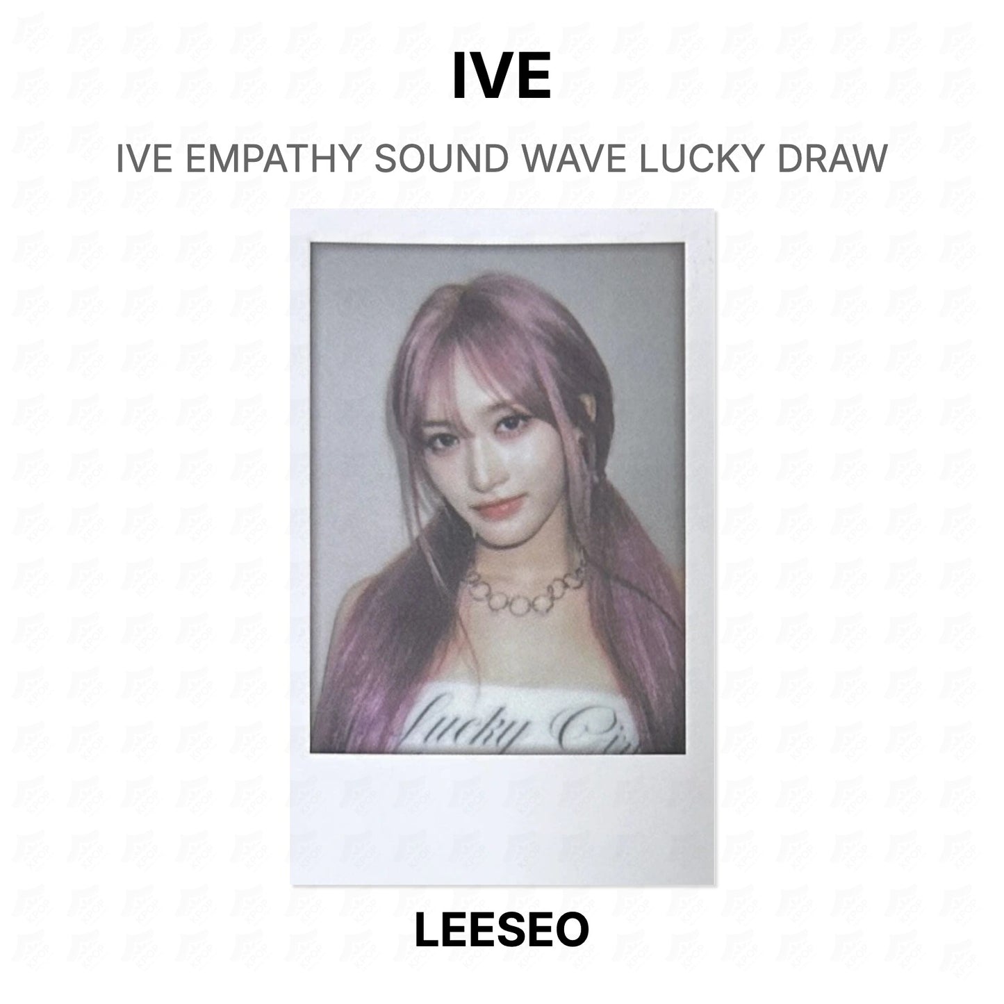 IVE EMPATHY SOUND WAVE LUCKY DRAW Official Photocard