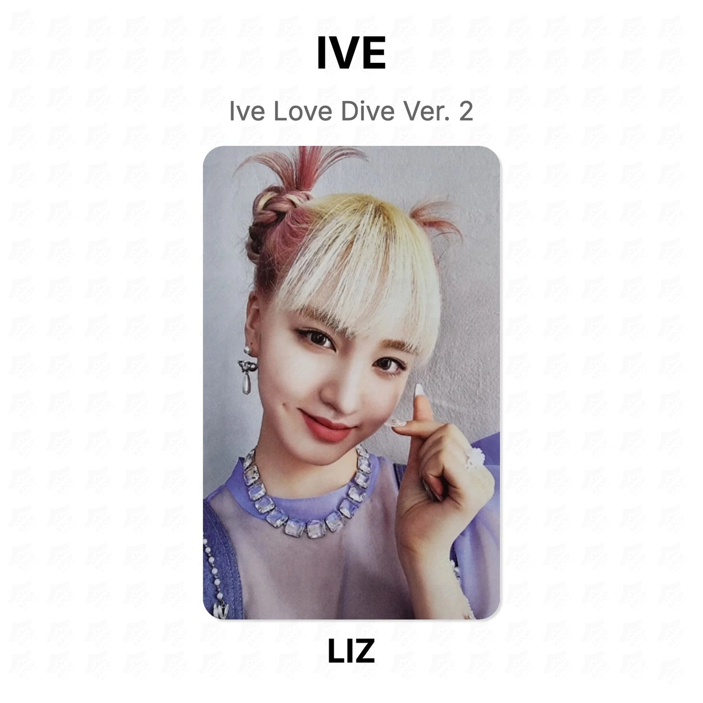 IVE Love Dive Ver. 2 Official Photocard