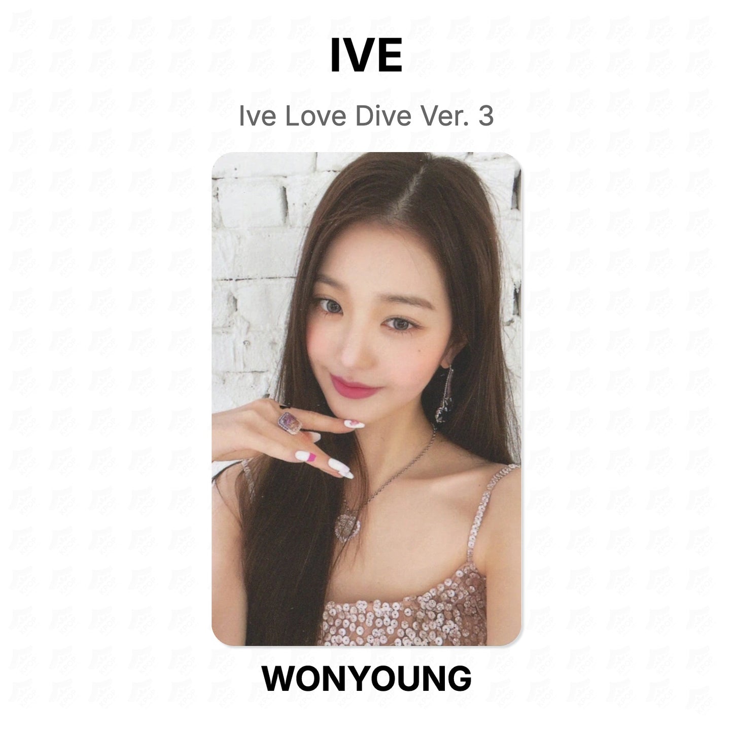 IVE Love Dive Ver. 3 Official Photocard