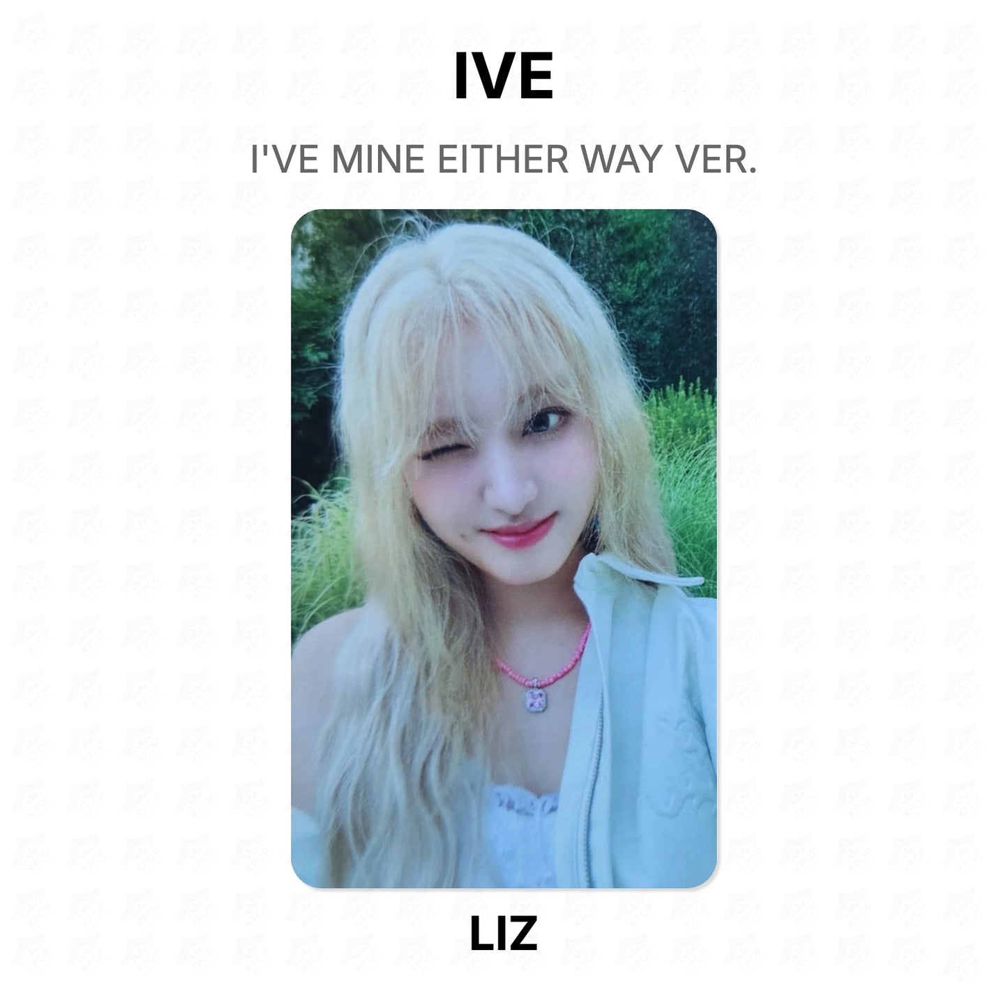 IVE I'VE MINE EITHER WAY VER. Official Photocard