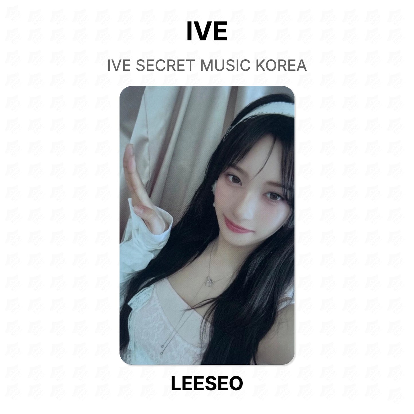 IVE SECRET MUSIC KOREA Official Photocard