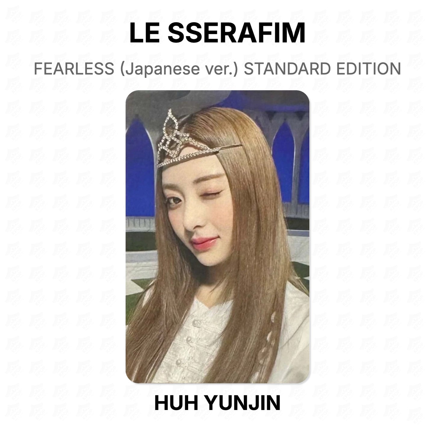 LE SSERAFIM FEARLESS (Japanese ver.) STANDARD EDITION Official Photocard