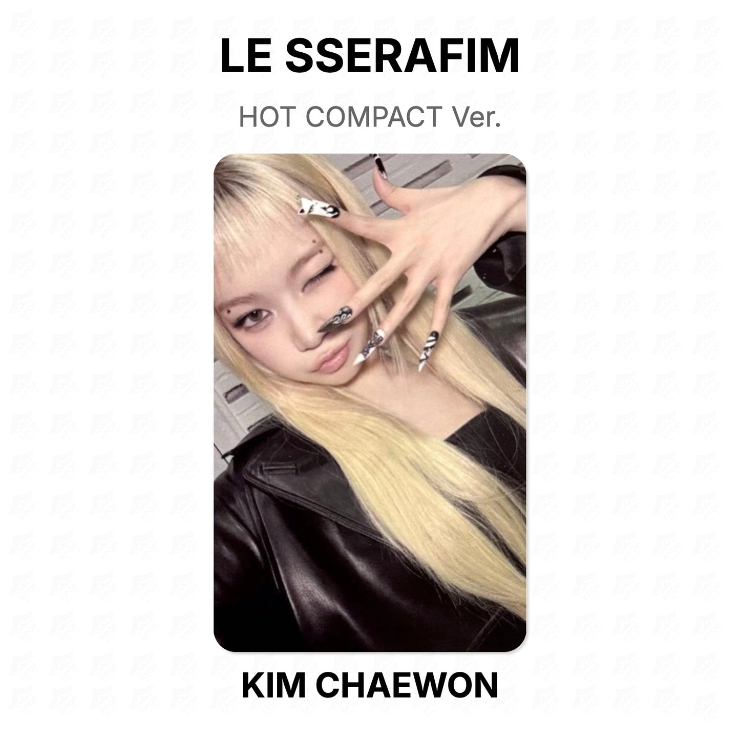 LE SSERAFIM HOT COMPACT Ver. Official Photocard