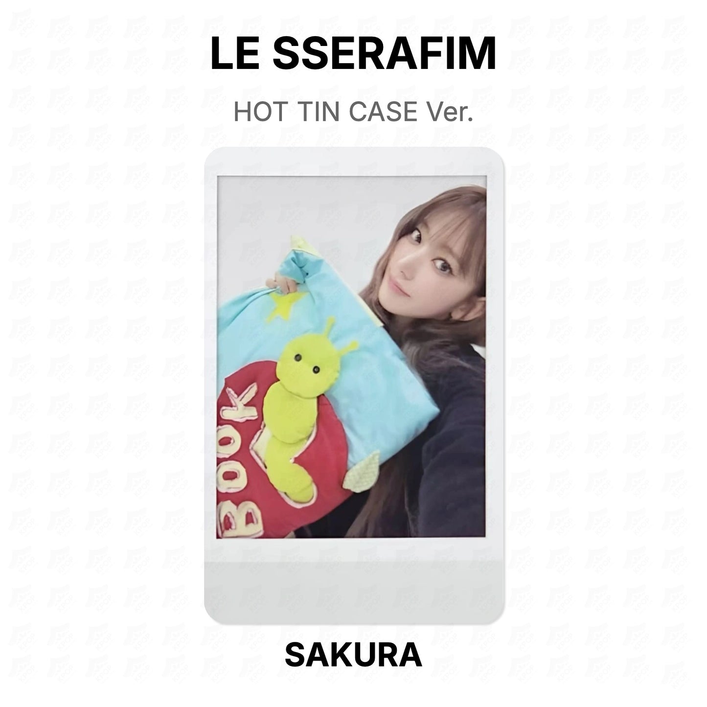 LE SSERAFIM HOT TIN CASE Ver. Official Photocard