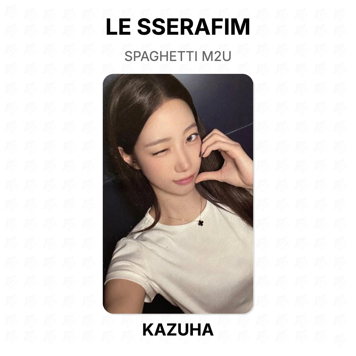 LE SSERAFIM SPAGHETTI M2U Official Photocard