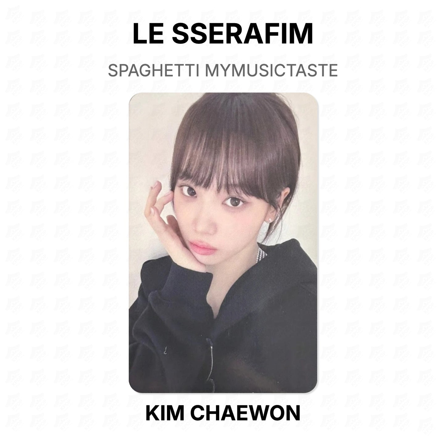 LE SSERAFIM SPAGHETTI MYMUSICTASTE Official Photocard