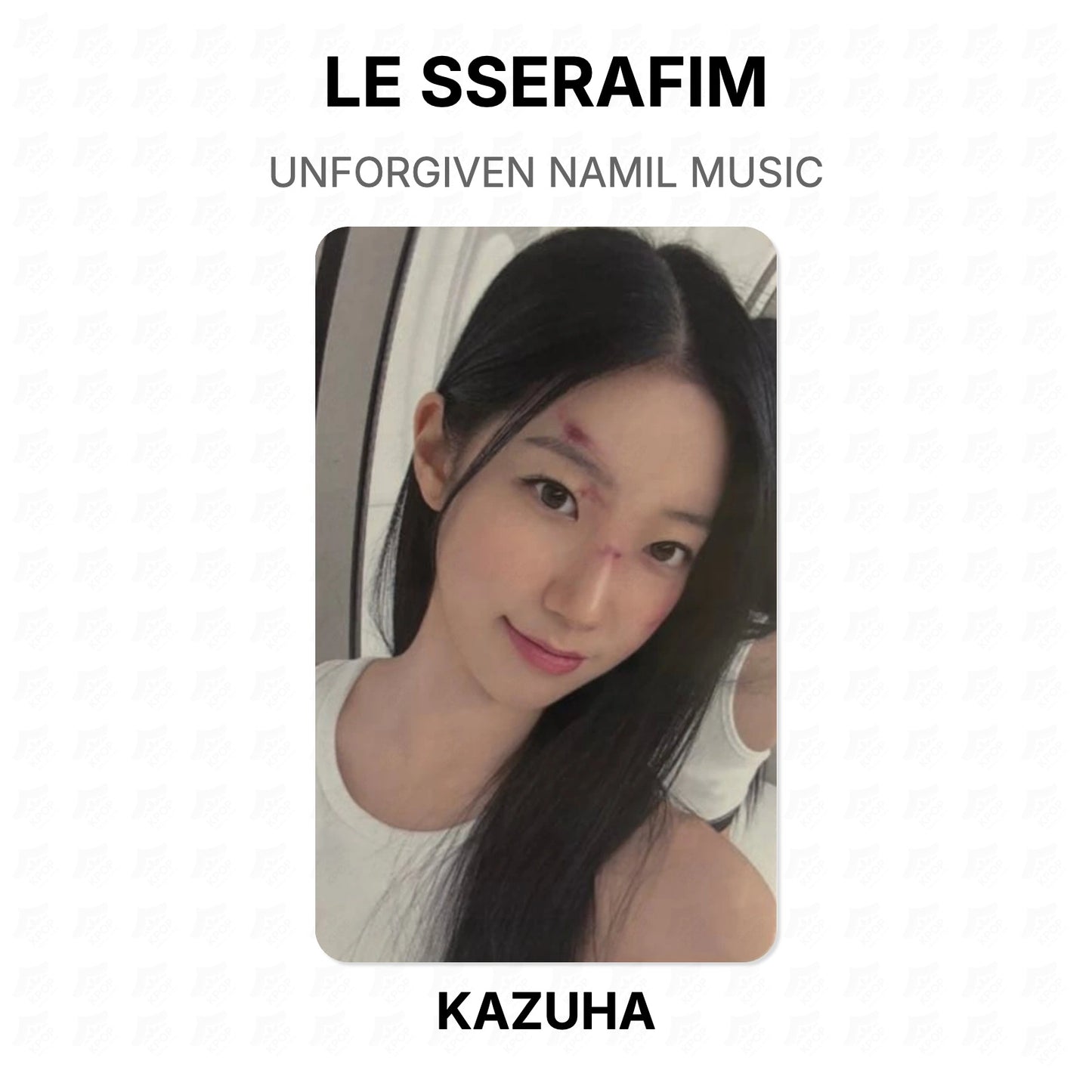 LE SSERAFIM UNFORGIVEN NAMIL MUSIC Official Photocard