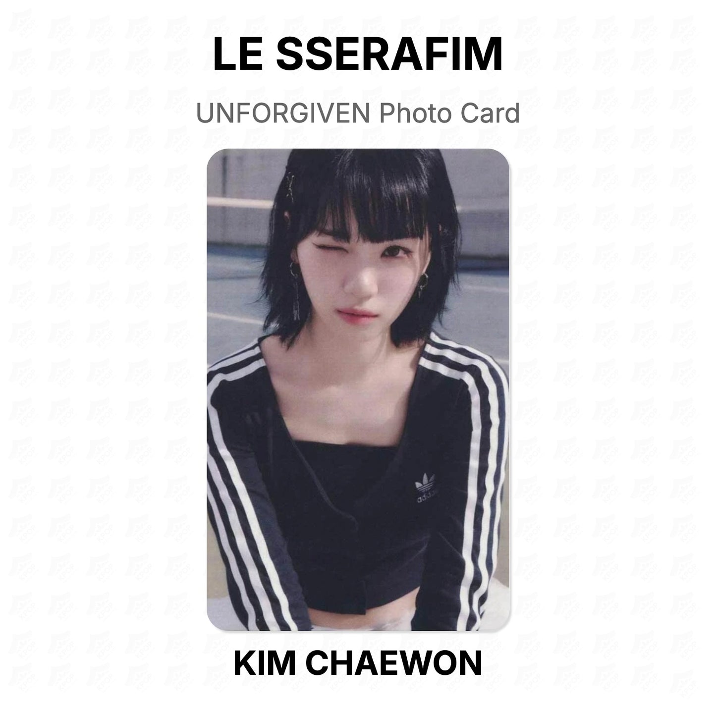 LE SSERAFIM UNFORGIVEN Photo Card Official Photocard