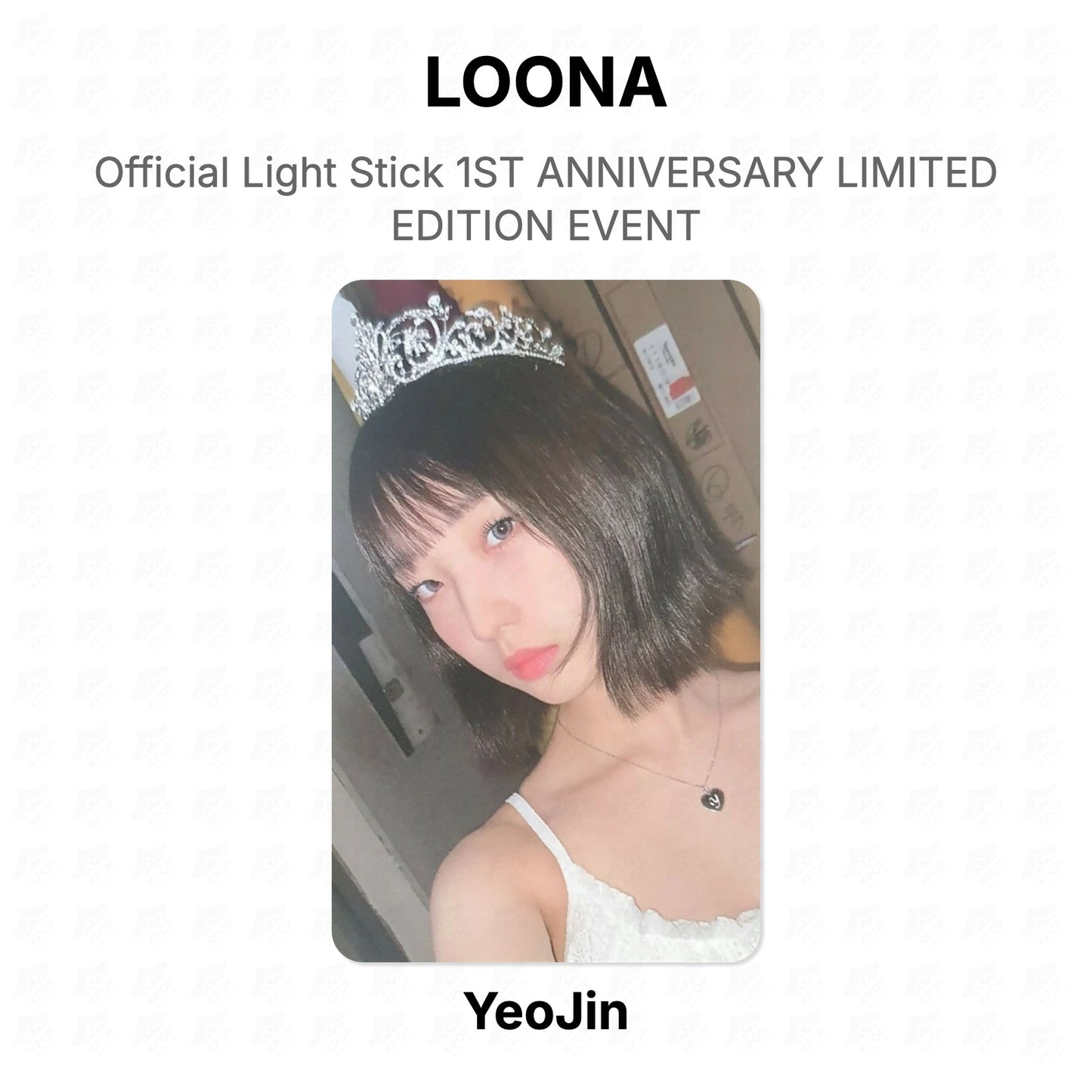 LOONA Official Light Stick 1ST ANNIVERSARY LIMITED EDITION EVENT Official Photocard