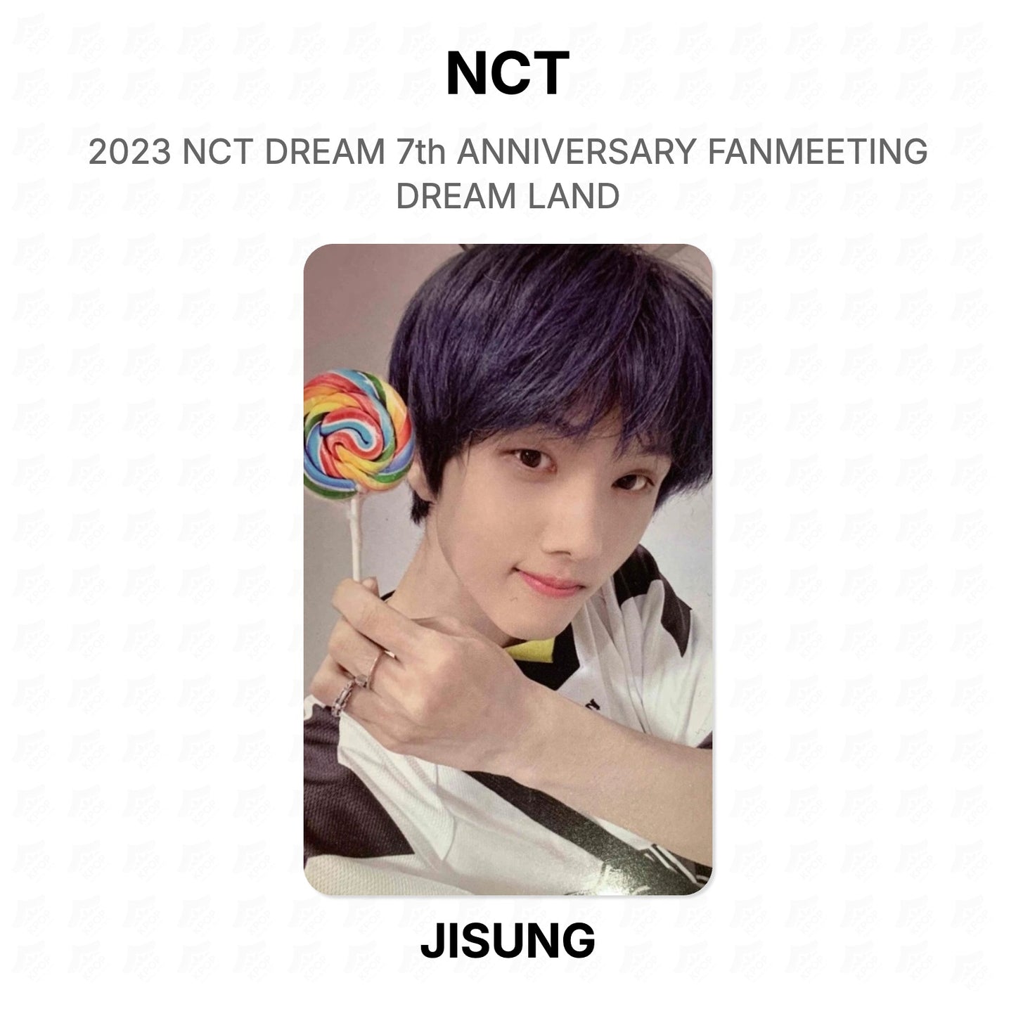NCT 2023 NCT DREAM 7th ANNIVERSARY FANMEETING DREAM LAND Official Photocard