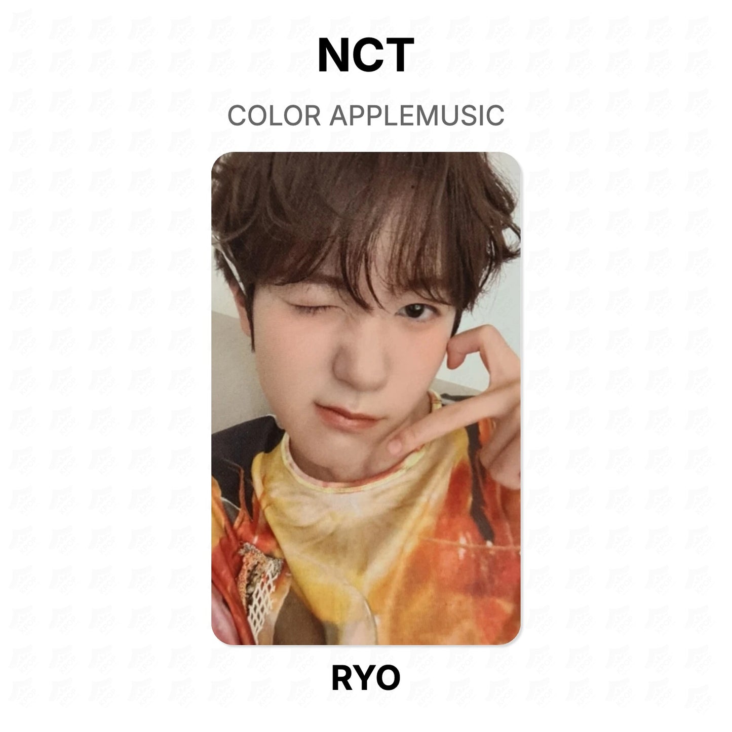 NCT COLOR APPLEMUSIC Official Photocard