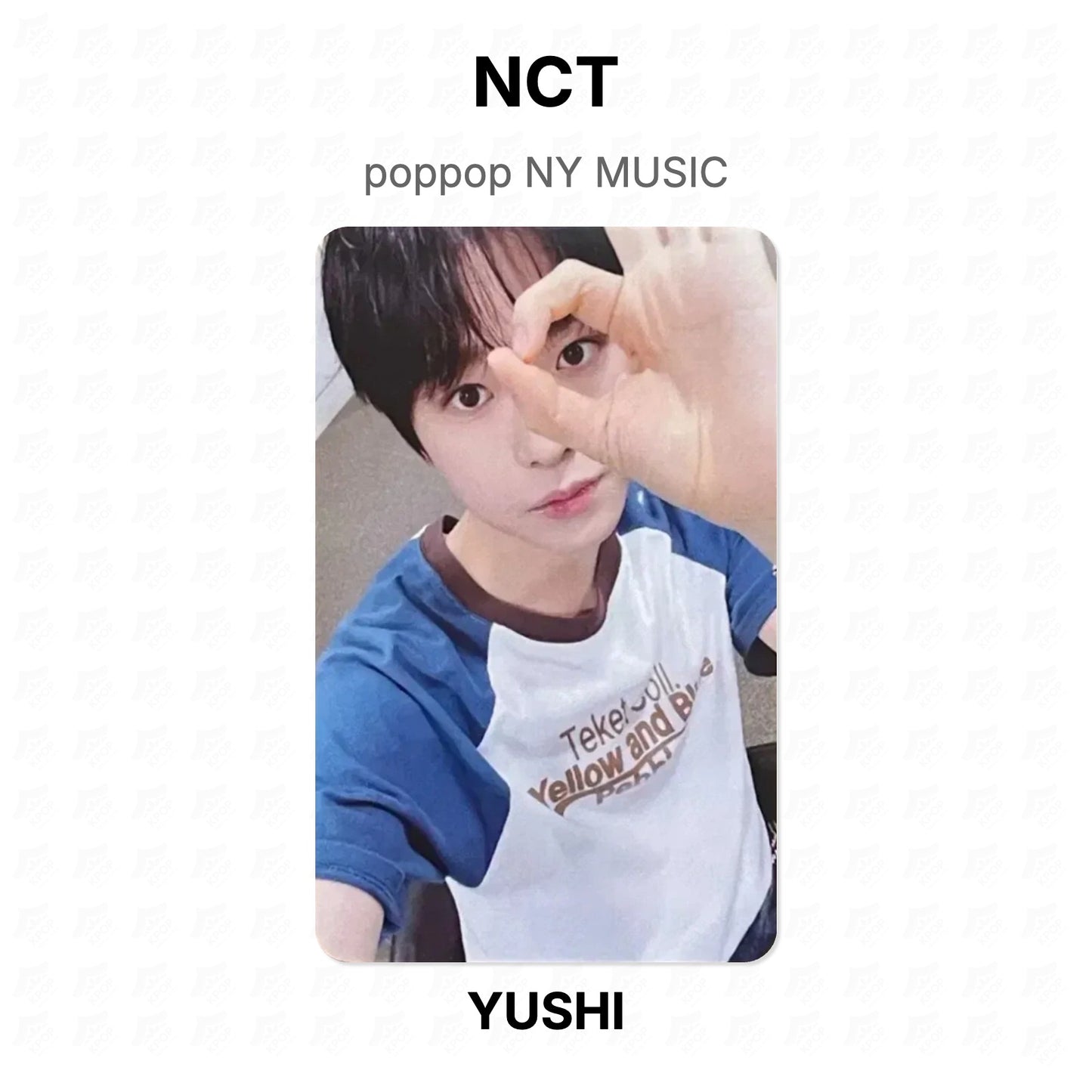 NCT poppop NY MUSIC Official Photocard