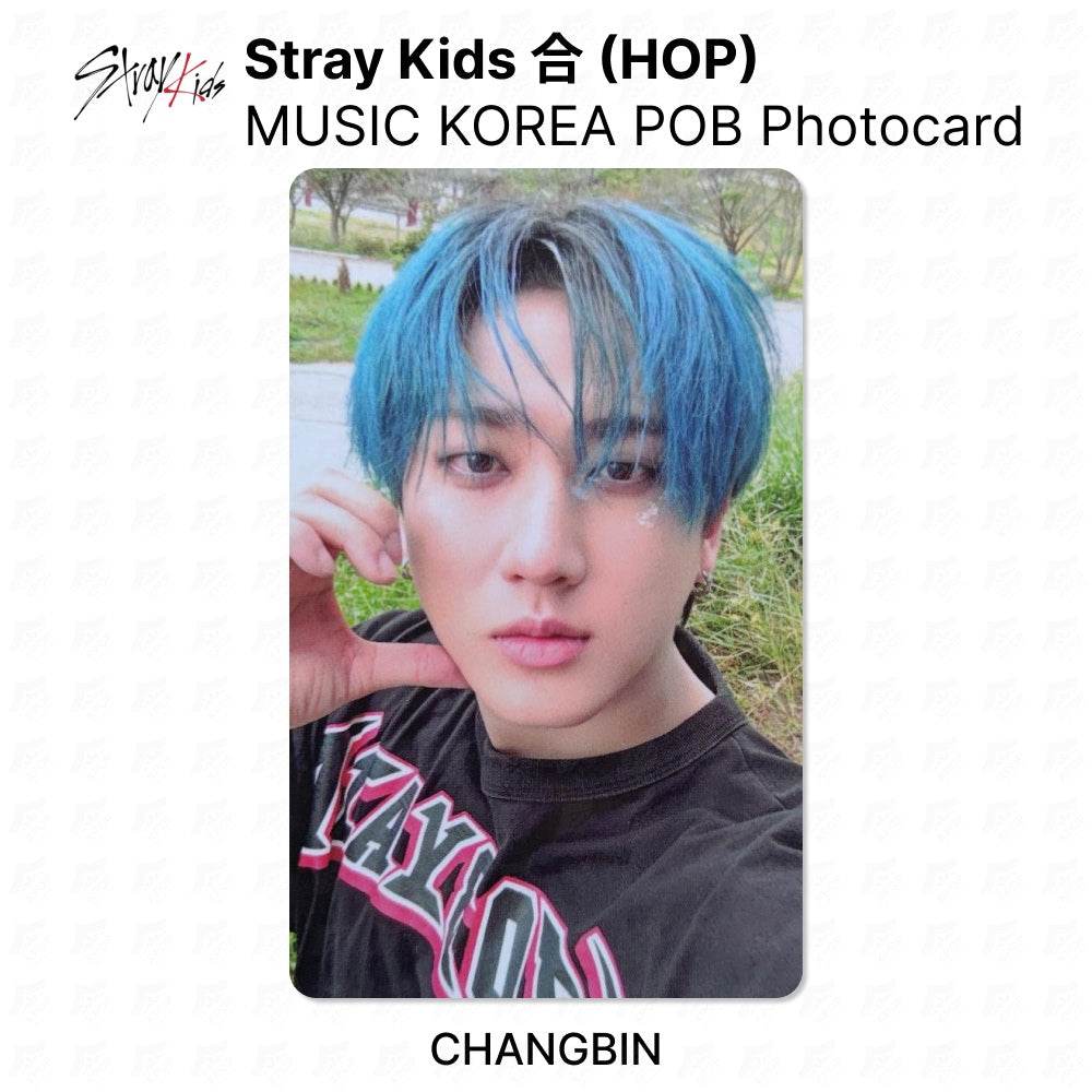 Stray Kids CHANGBIN Official Photocard - 合 HOP MUSIC KOREA KPOP Collectible | KPOP SeoulCity