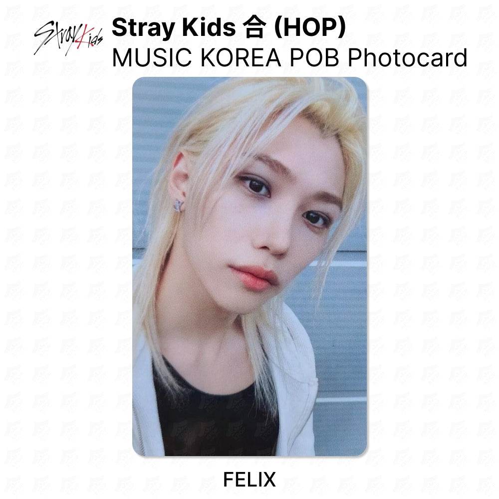 Stray Kids FELIX Official Photocard - 合 HOP MUSIC KOREA KPOP Collectible | KPOP SeoulCity