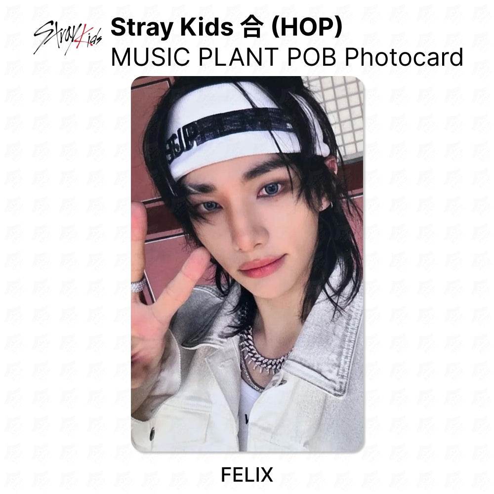 Stray Kids FELIX Official Photocard - 合 HOP MUSIC PLANT KPOP Collectible | KPOP SeoulCity