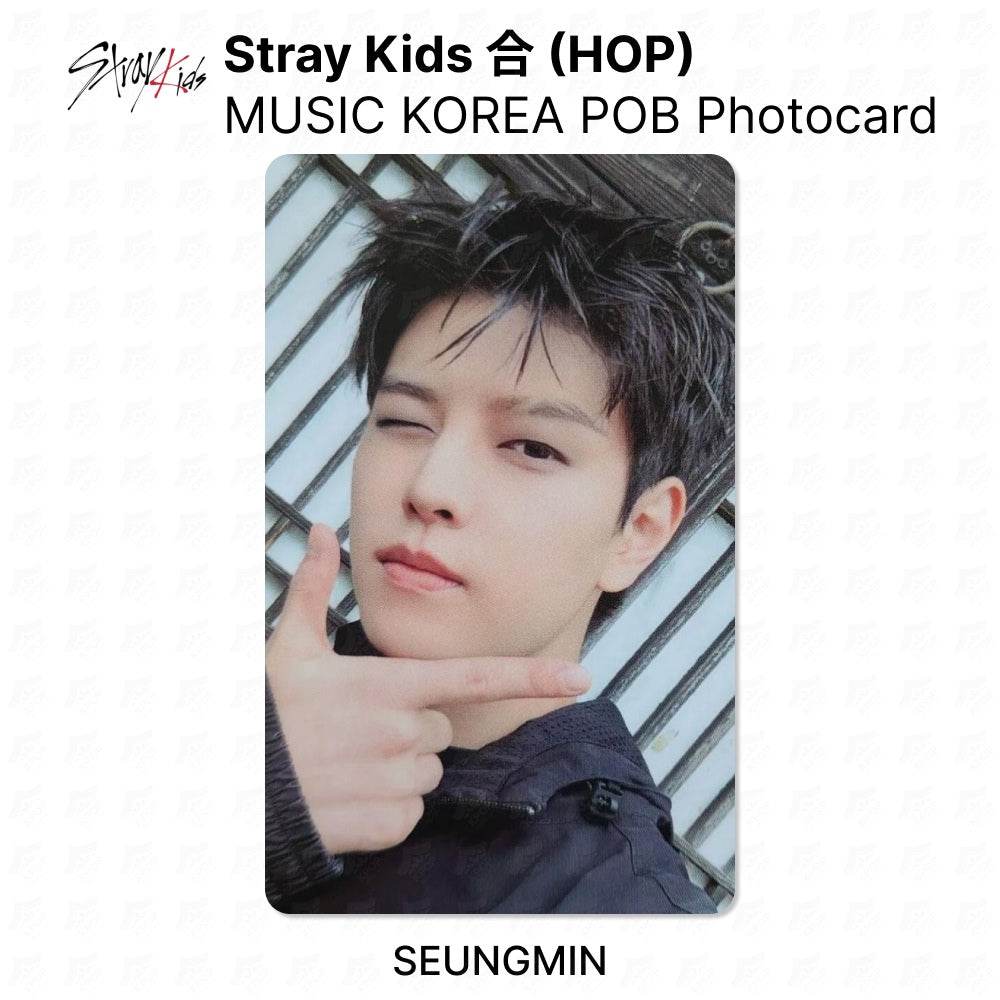 Stray Kids SEUNGMIN Official Photocard - 合 HOP MUSIC KOREA KPOP Collectible | KPOP SeoulCity