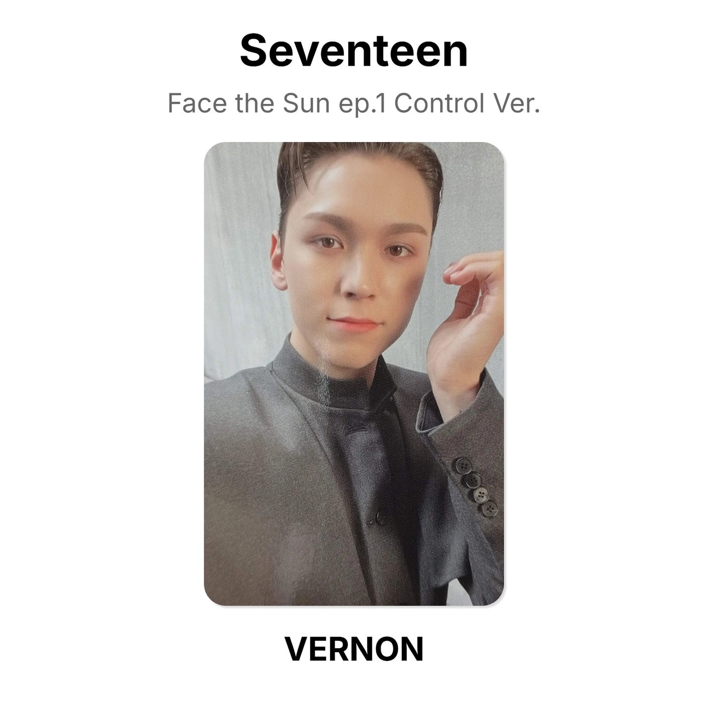 Seventeen Face the Sun ep.1 Control Ver. photocard oficial