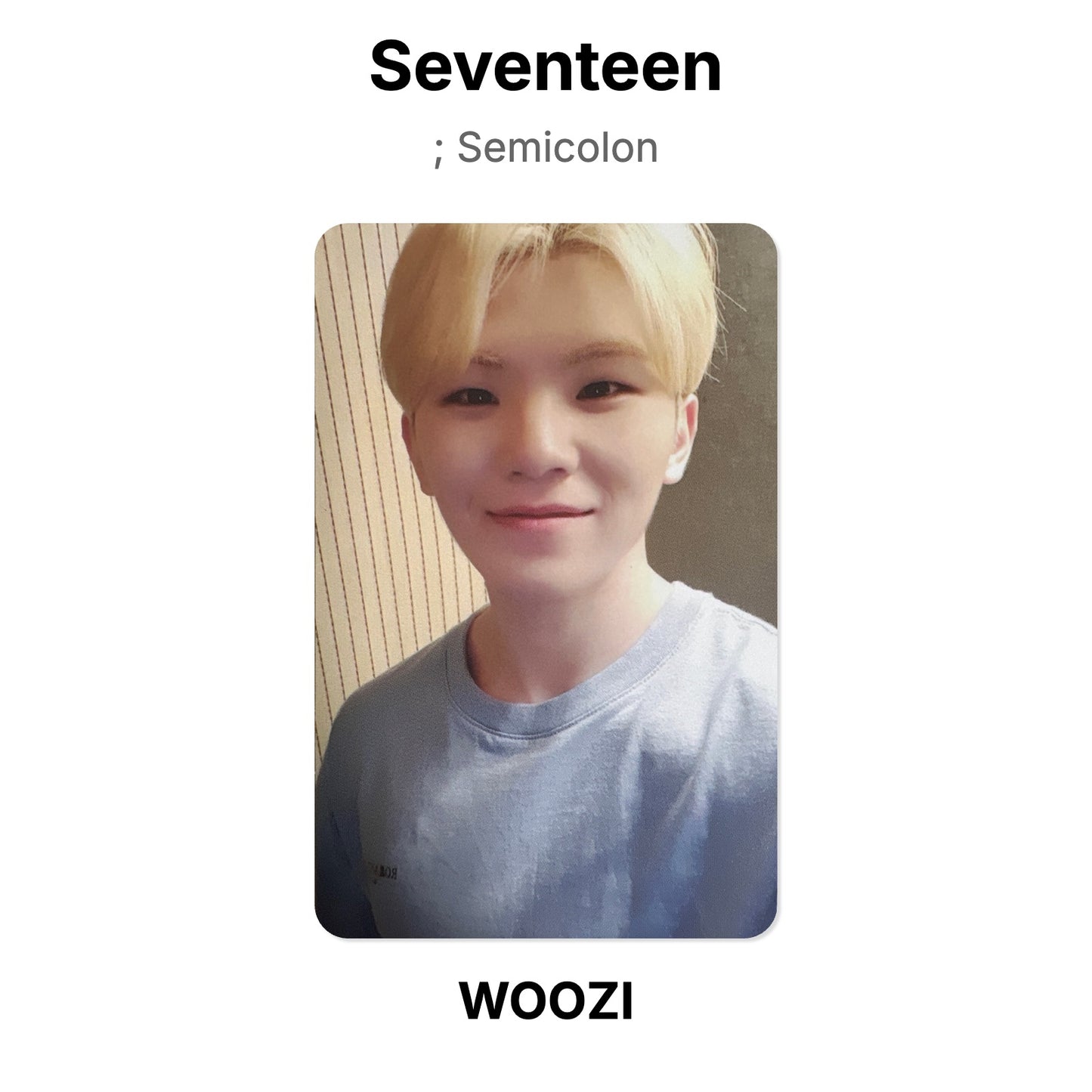 Seventeen ; Semicolon 公式フォトカード