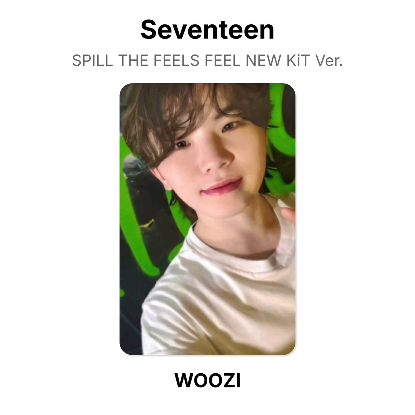 Seventeen SPILL THE FEELS FEEL NEW KiT Ver. Official Photocard