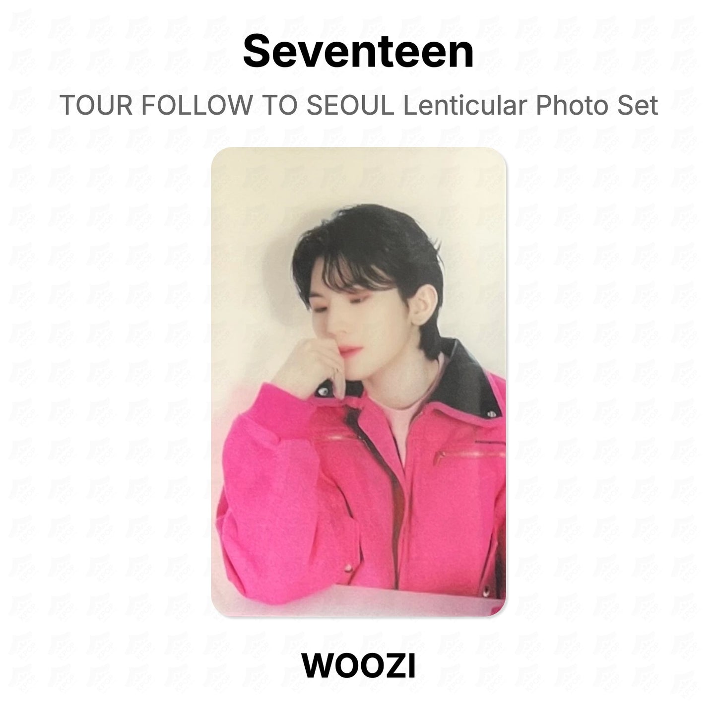 Seventeen TOUR FOLLOW TO SEOUL Lentikular Fotokarten-Set Offizielle Fotokarte