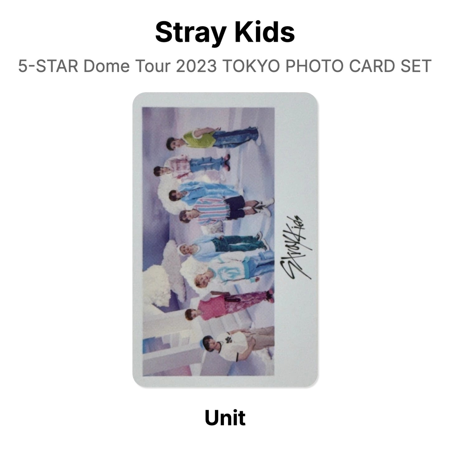 Stray Kids 5-STAR Dome Tour 2023 TOKYO PHOTO CARD SET Official Photocard