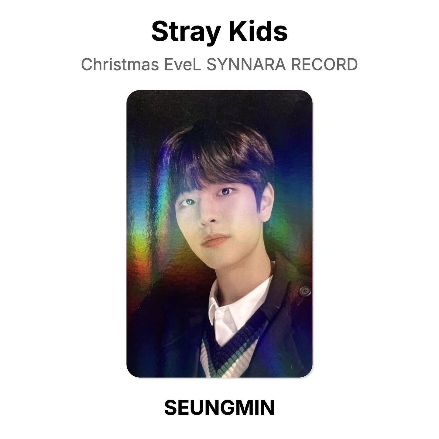 Stray Kids Christmas EveL SYNNARA RECORD photocard oficial