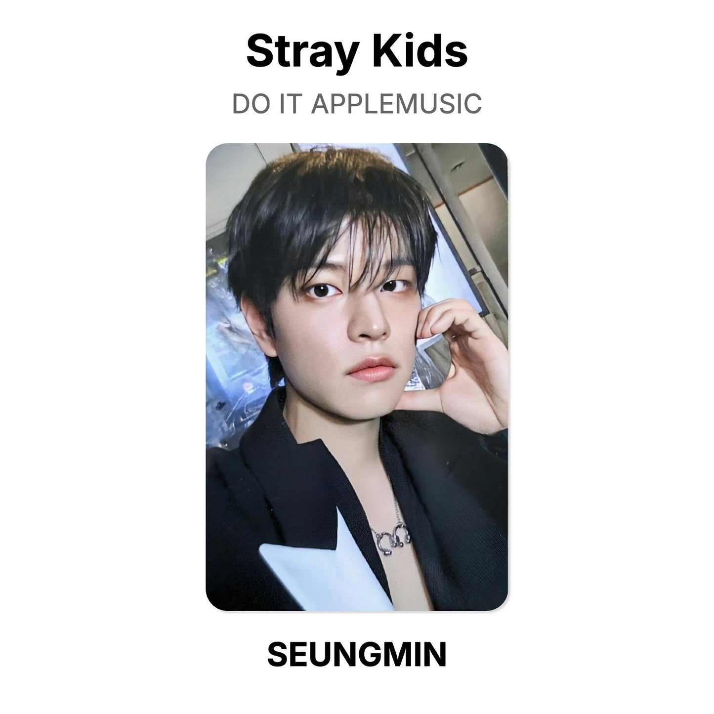 Stray Kids DO IT APPLEMUSIC Official Photocard