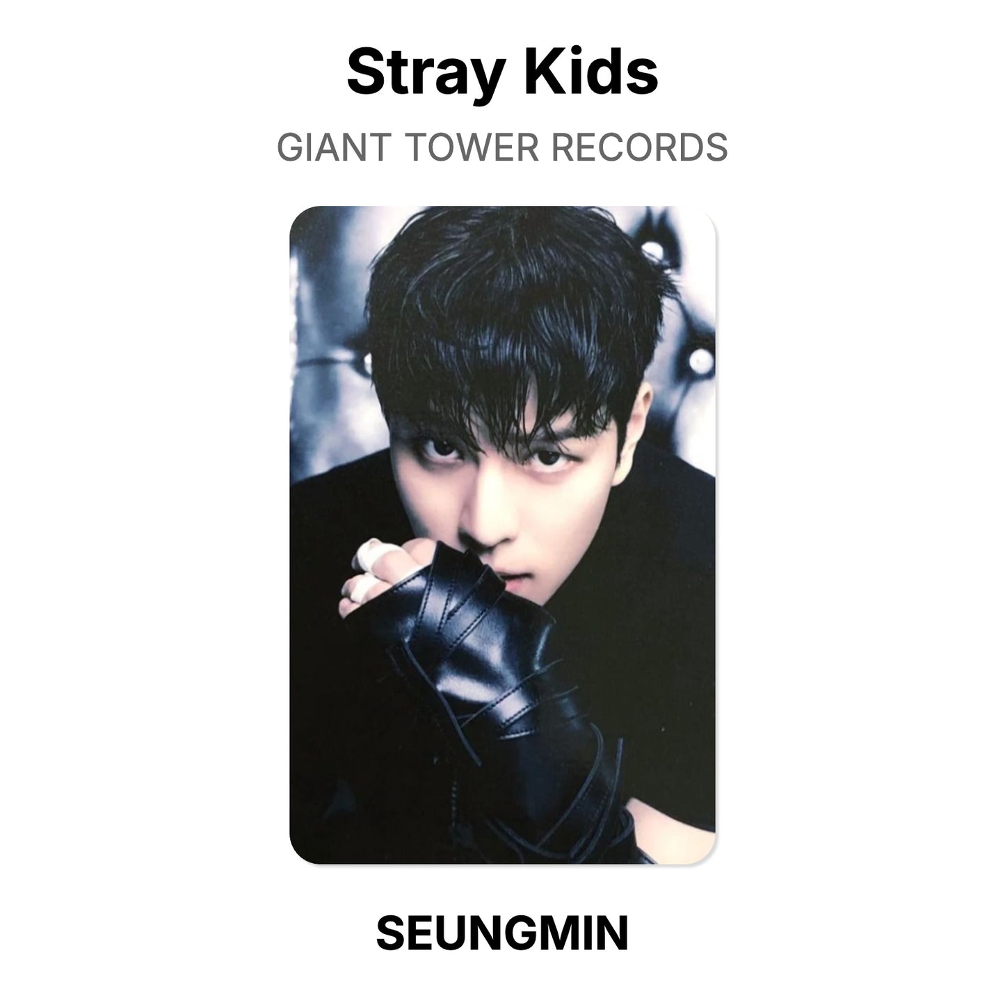 Stray Kids GIANT TOWER RECORDS Official Photocard