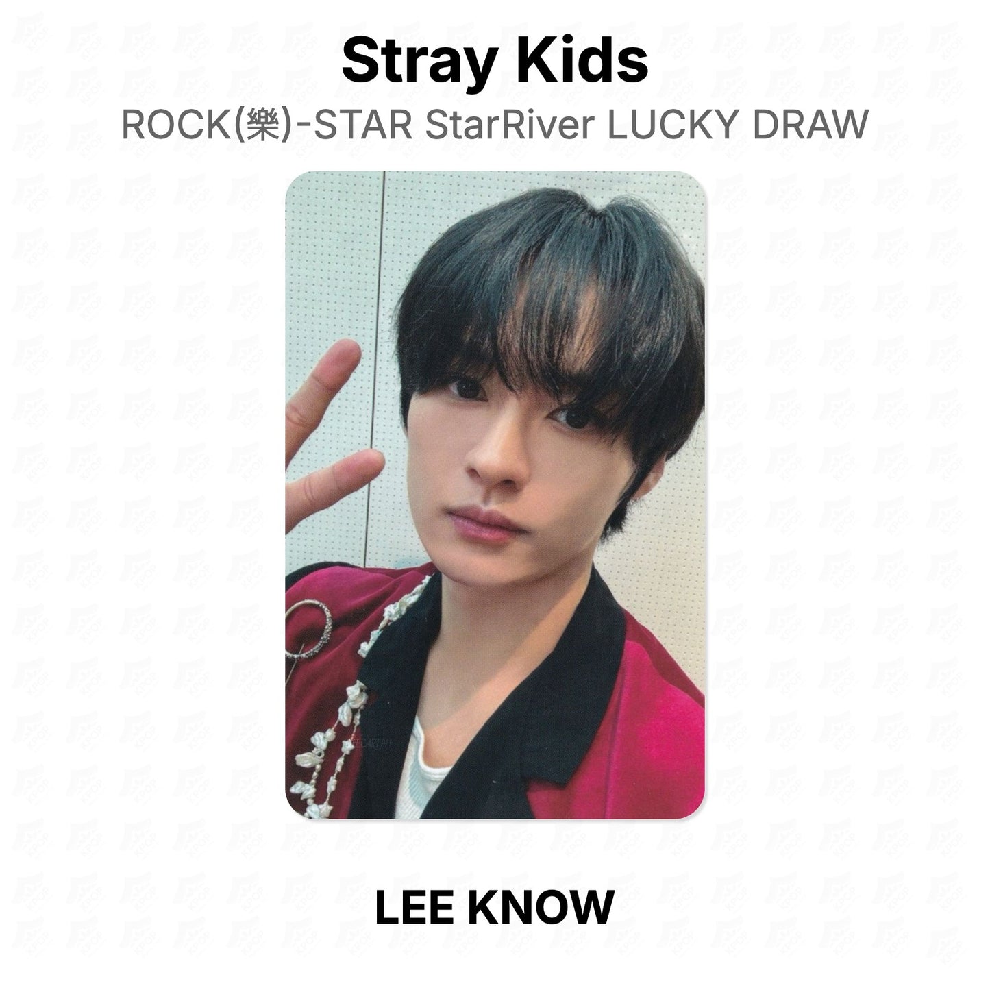 Stray Kids ROCK(樂)-STAR StarRiver LUCKY DRAW Official Photocard