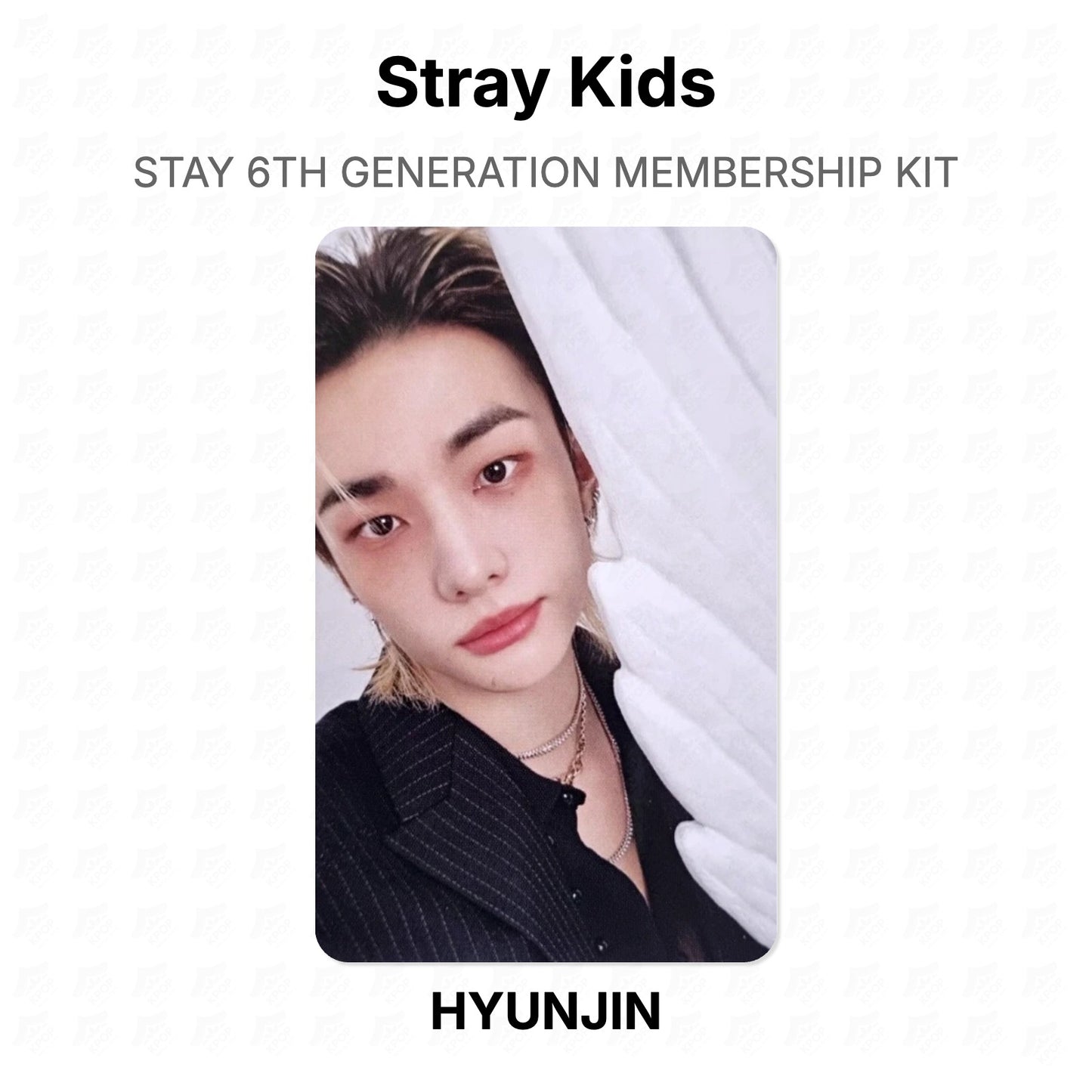 Stray Kids STAY 6TH GENERATION MEMBERSHIP KIT Official Photocard