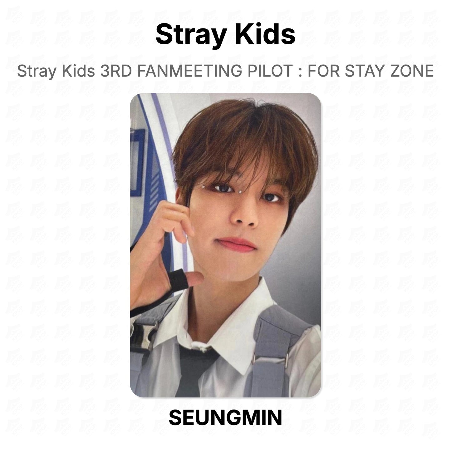 Stray Kids 3RD FANMEETING PILOT : FOR STAY ZONE Official Photocard