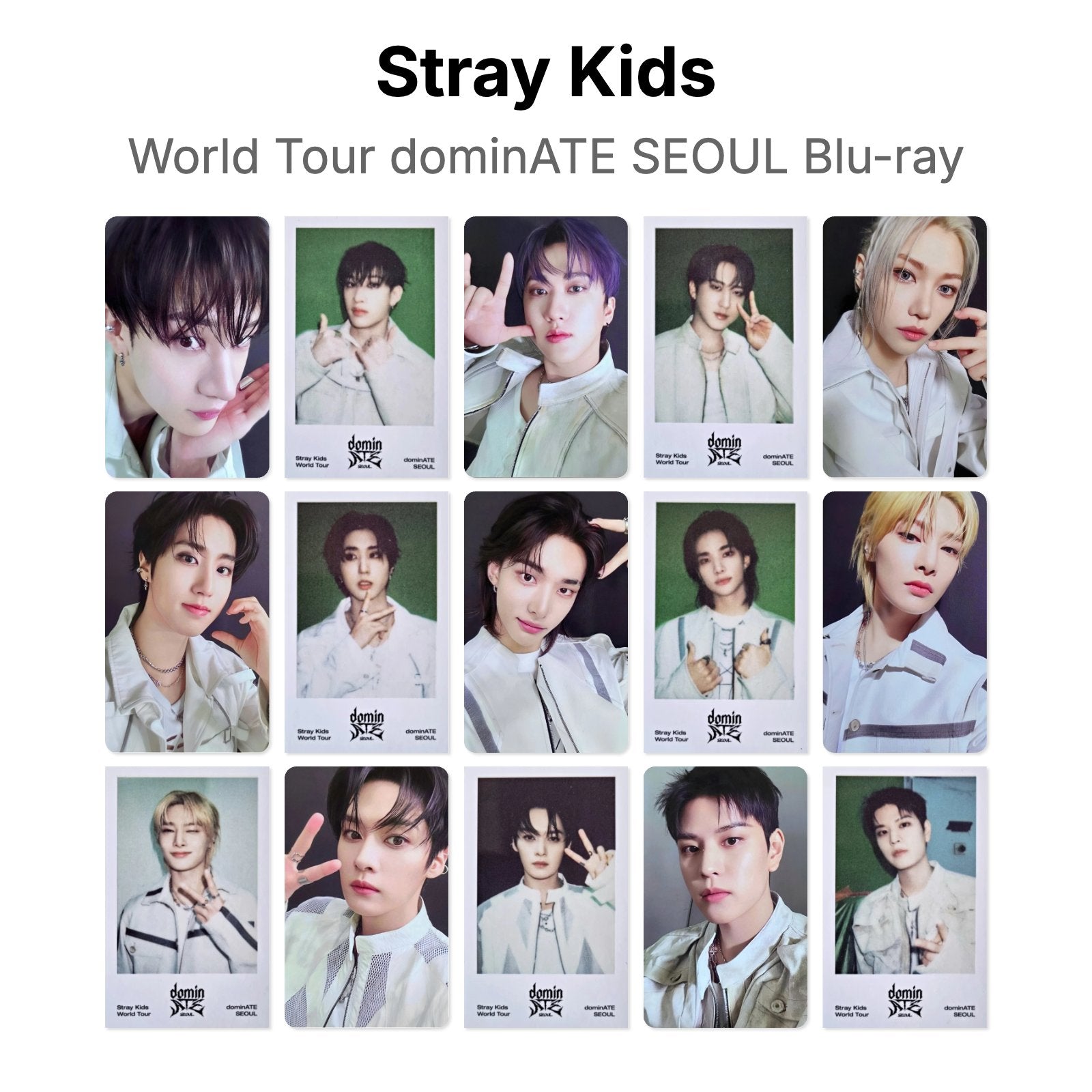 Stray Kids World Tour dominATE SEOUL Blu-ray 公式フォトカード