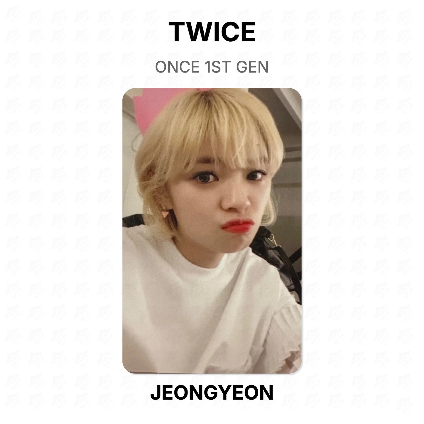 TWICE ONCE 1ST GEN Official Photocard