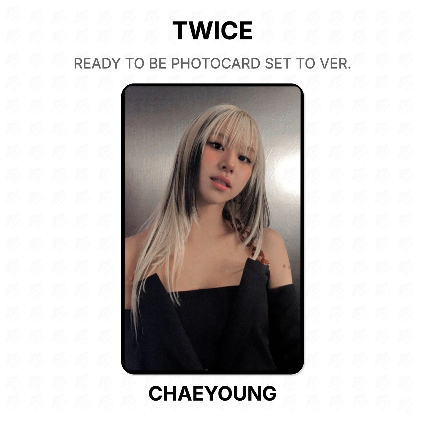 TWICE READY TO BE PHOTOCARD SET TO VER. Official Photocard