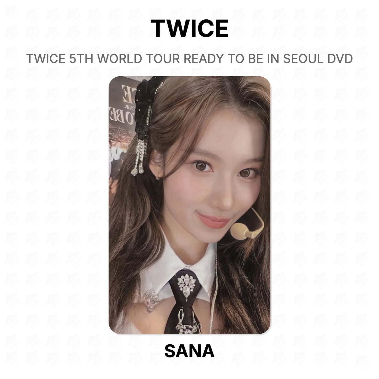 TWICE 5TH WORLD TOUR READY TO BE IN SEOUL DVD Official Photocard