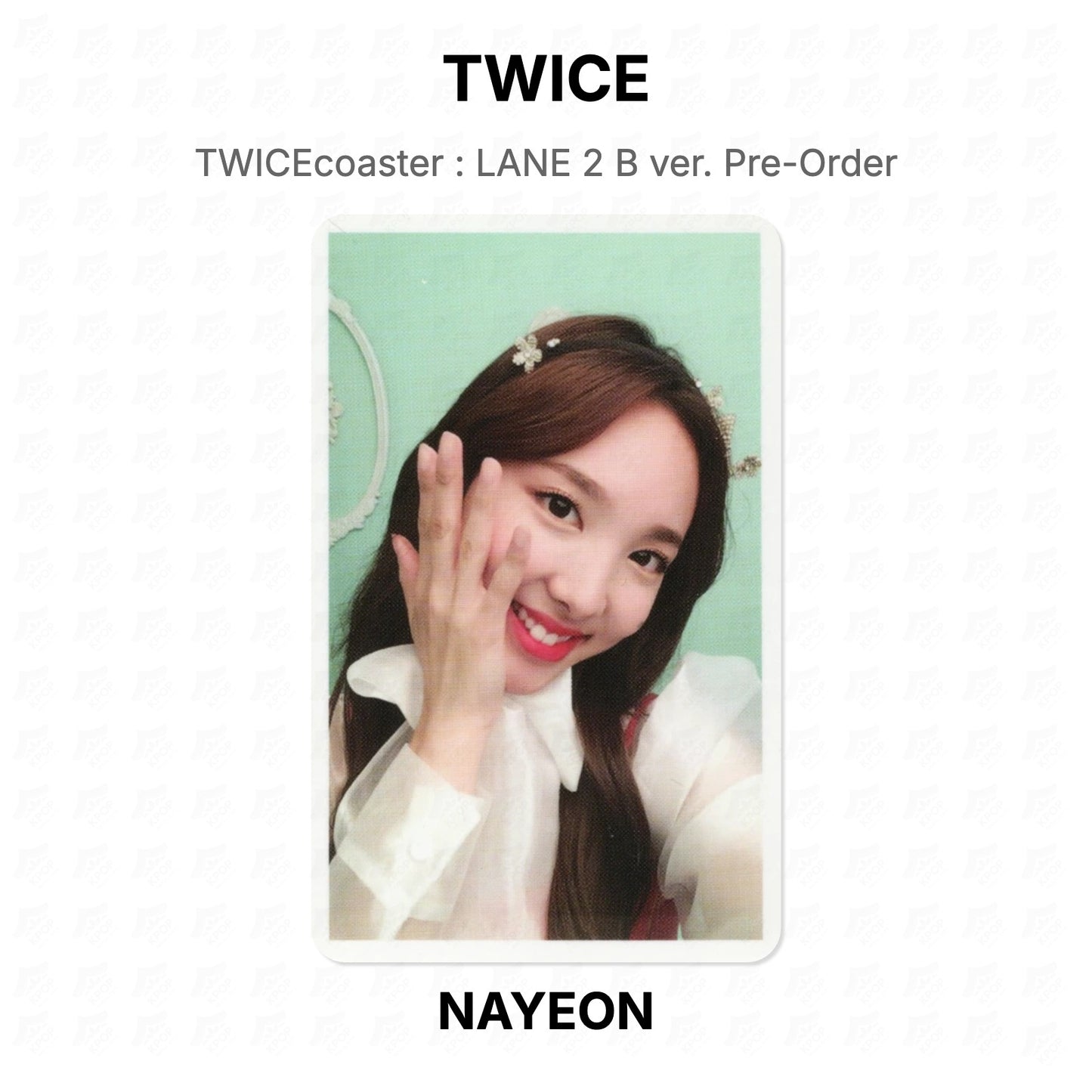 TWICE TWICEcoaster : LANE 2 B ver. Pre-Order Official Photocard