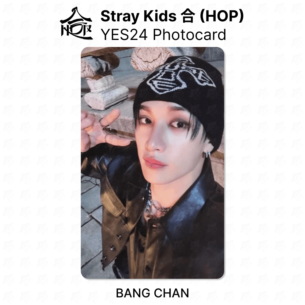 Stray Kids BANG CHAN Official Photocard - 合 HOP YES24 KPOP Collectible | KPOP SeoulCity