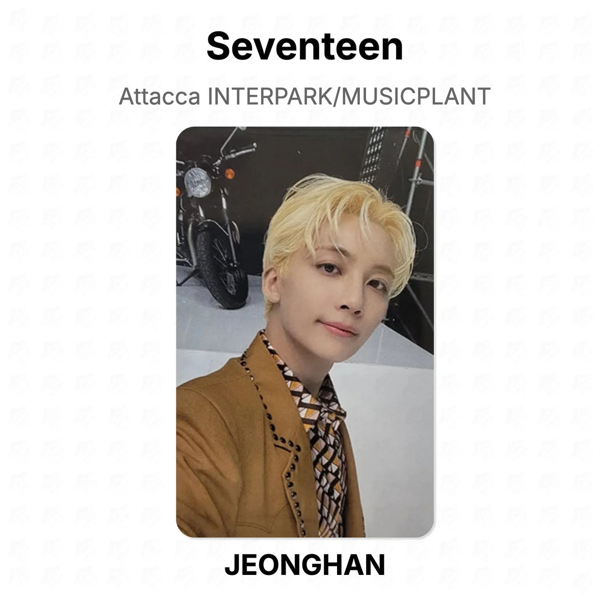Seventeen Attacca INTERPARK/MUSICPLANT photocard ufficiale